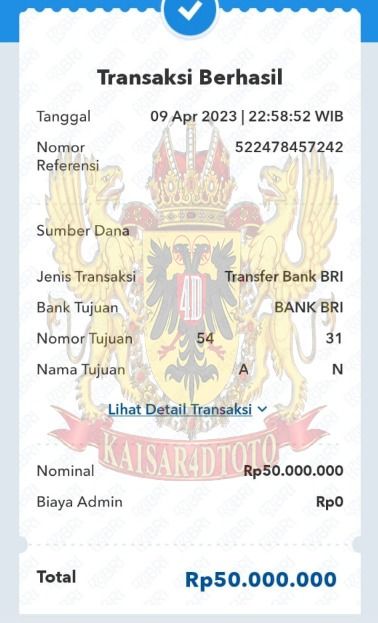 BUKTI JACKPOT MEMBER KAISAR4DTOTO