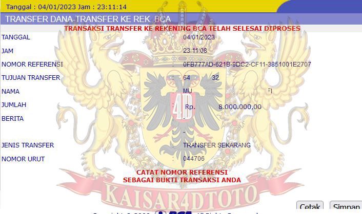  BUKTI JACKPOT KAISAR4DTOTO