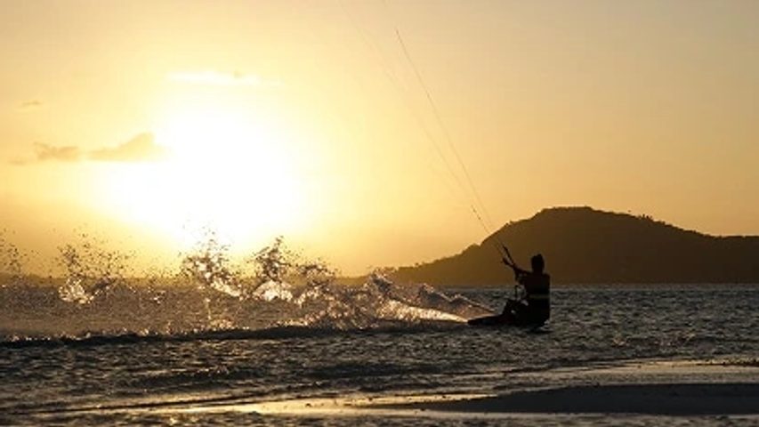 Kite surf à Maupiti