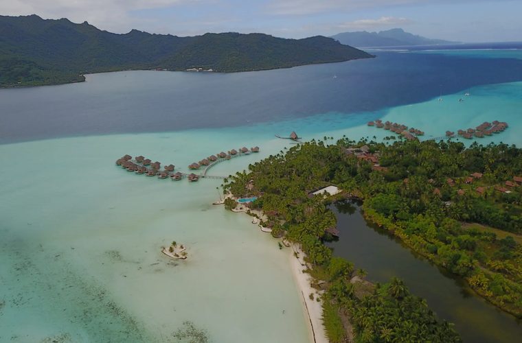 Vue de Bora Bora de Haut