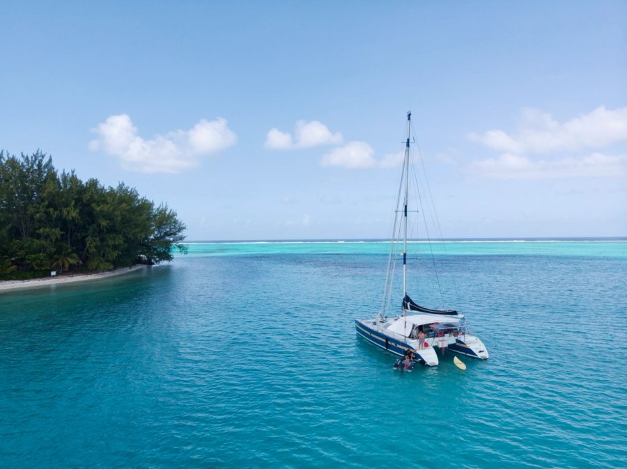 Na Maka, catamaran Tahiti Guest Boat