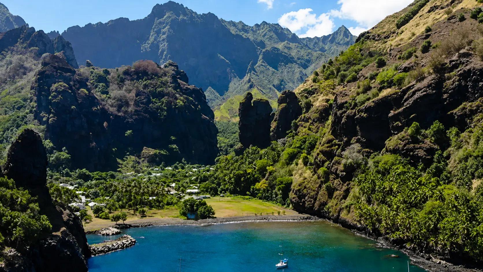 Baie puissante aux marquises