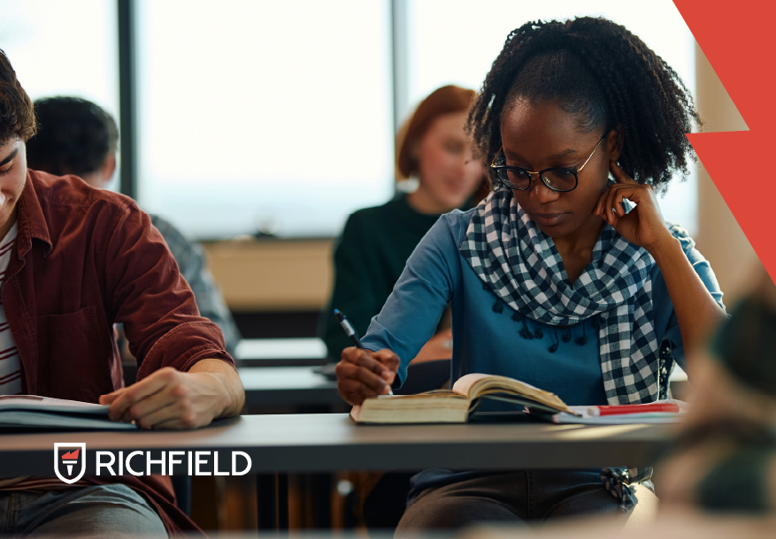 Richfield students in a classroom
