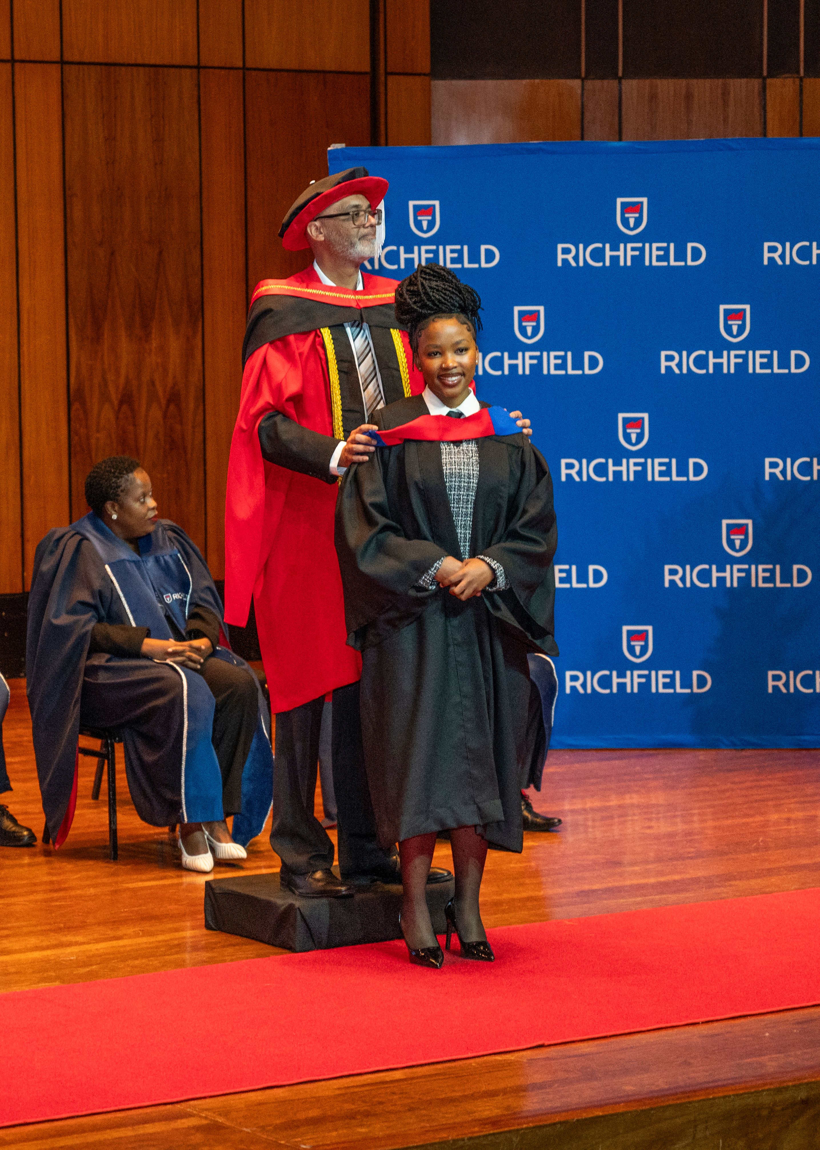 Richfield student at graduation