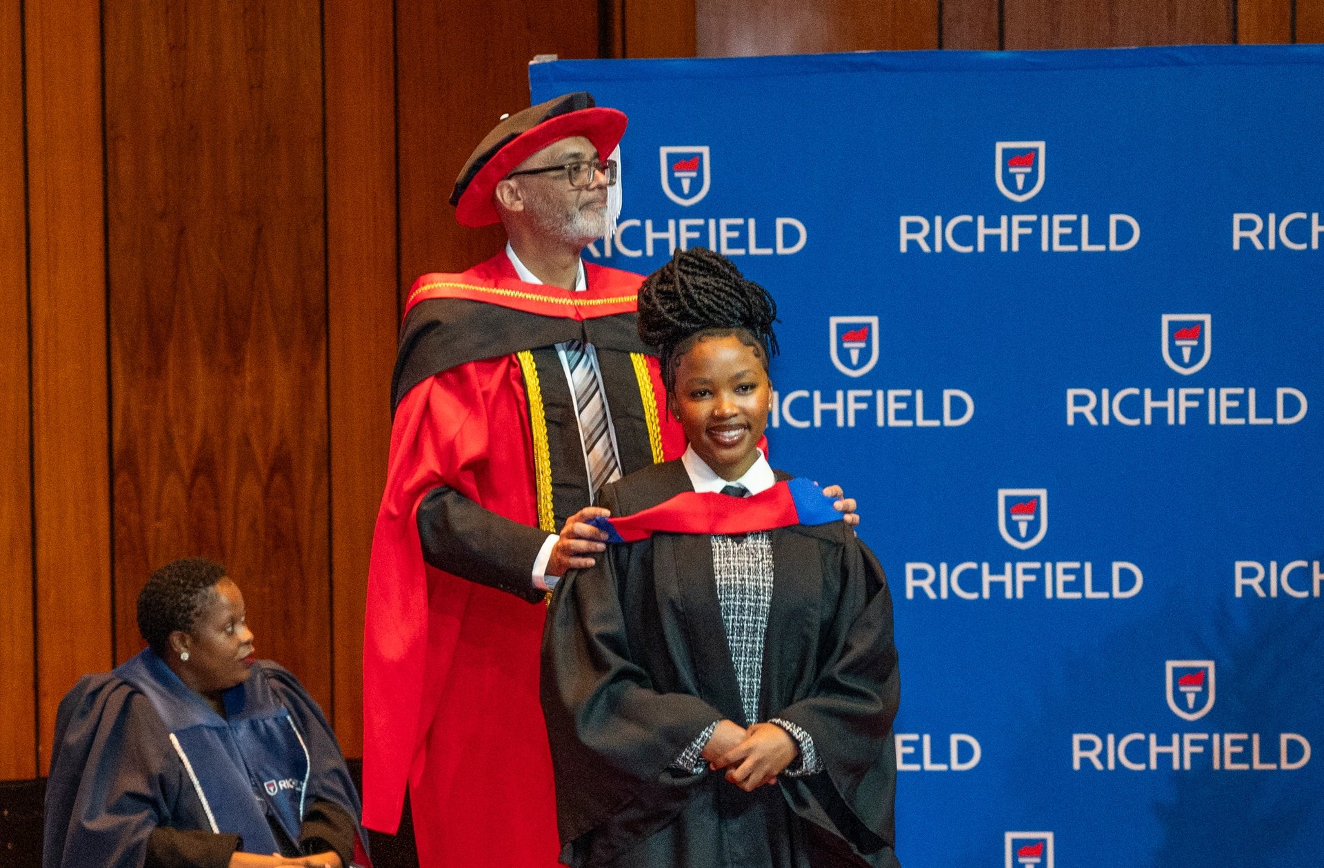 Richfield student at graduation