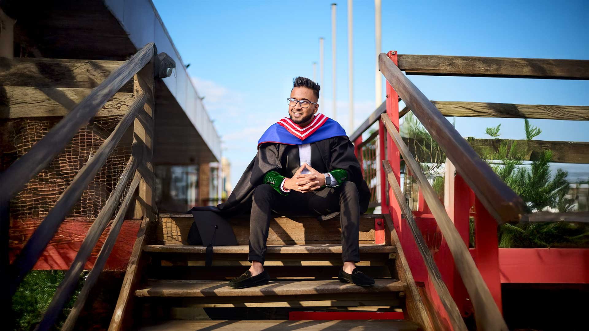 Richfield student at graduation