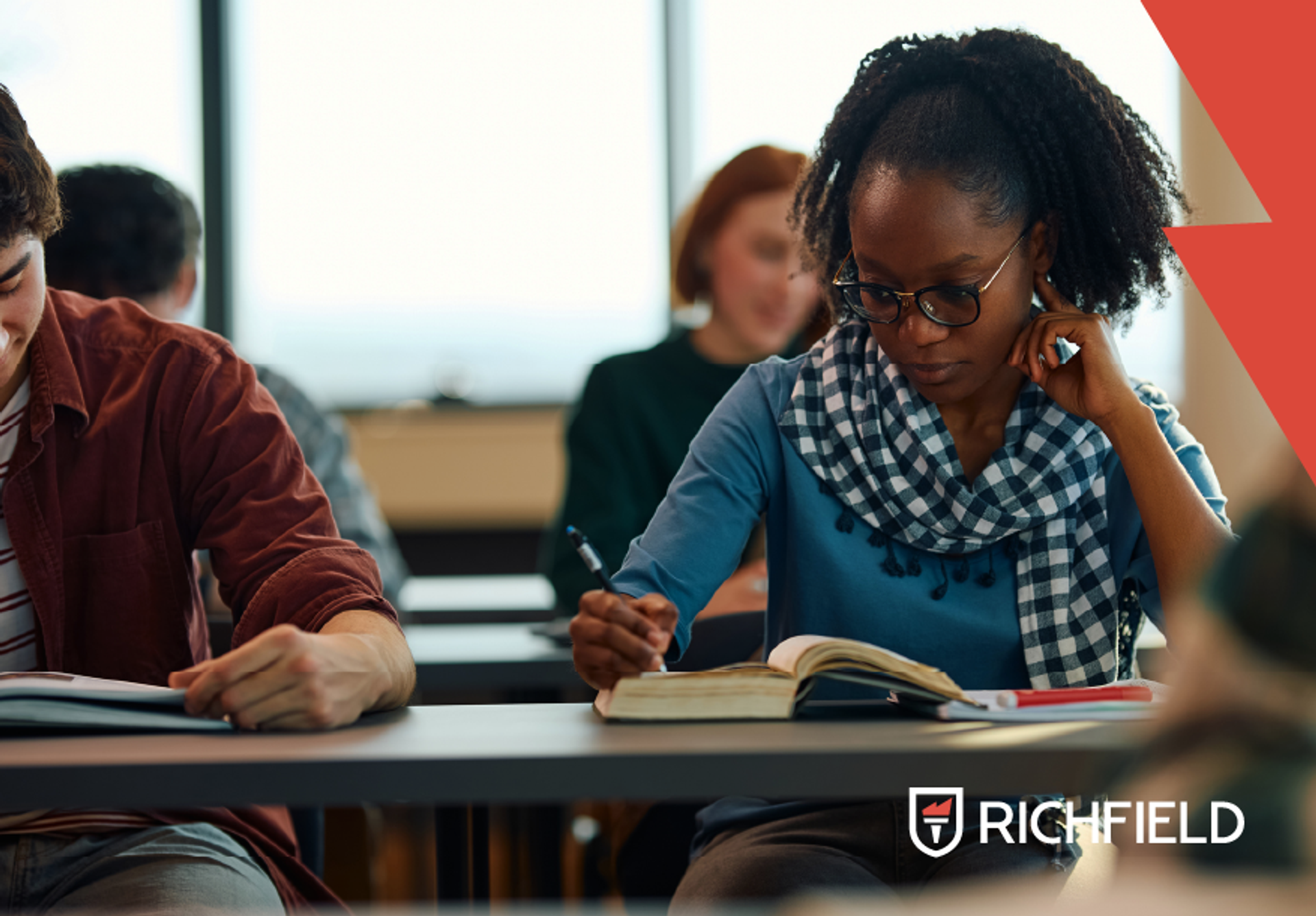 Richfield students in a classroom