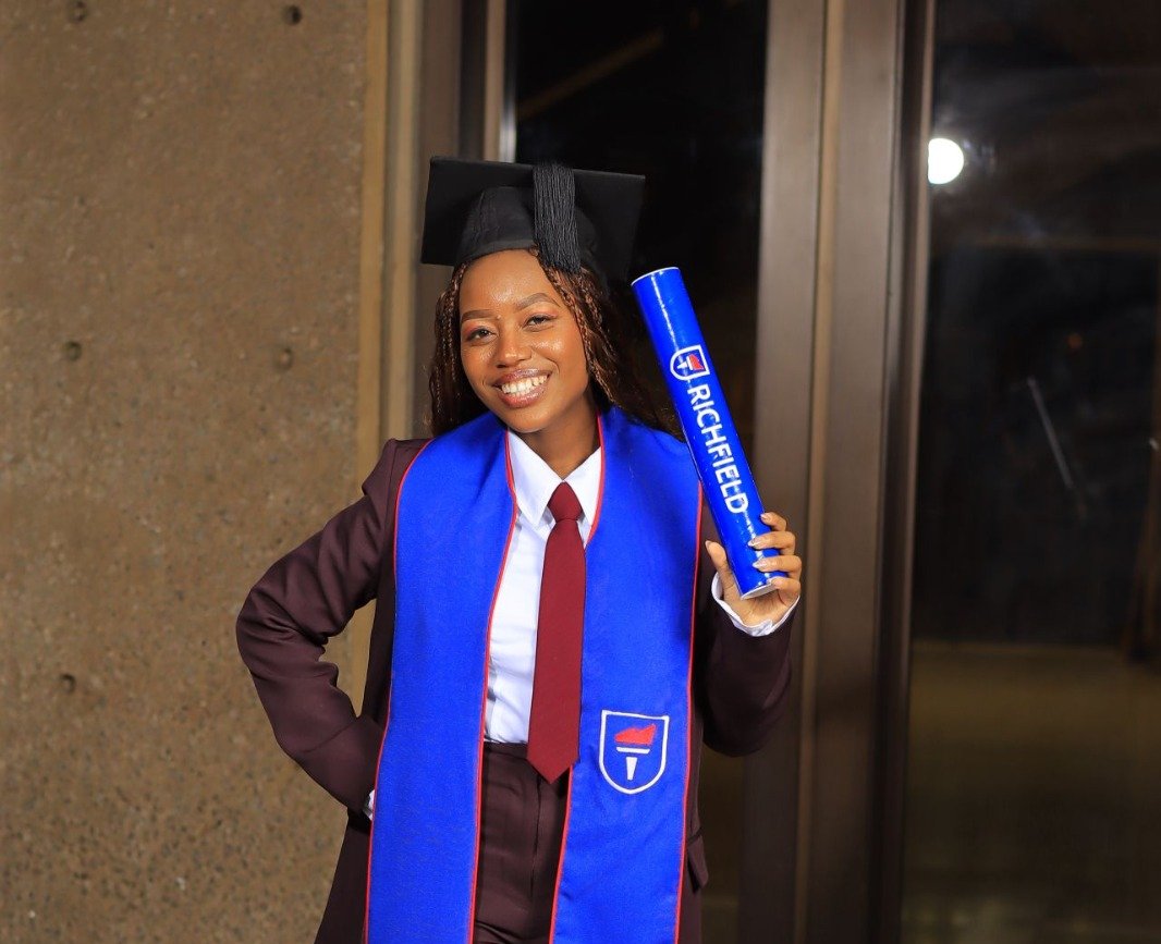 Happy students at graduation