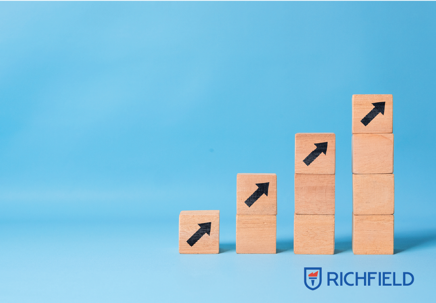 Image of building blocks and Richfield logo.