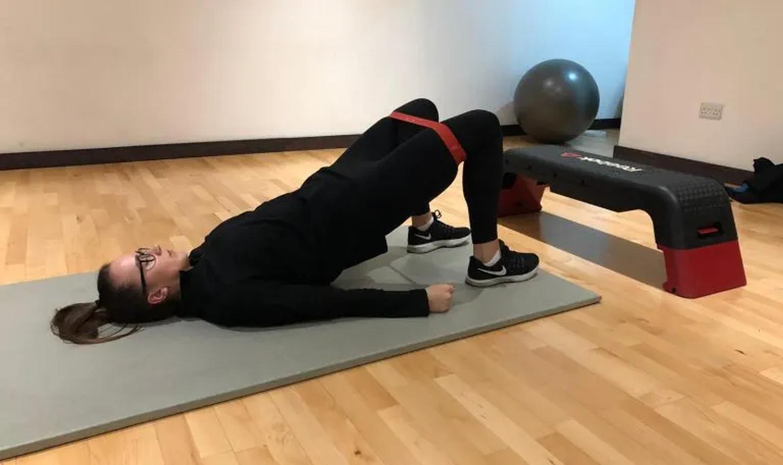 Banded glute bridge