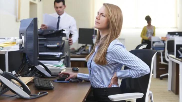 Person working at a desk