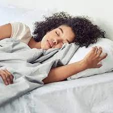 Person resting during a nap