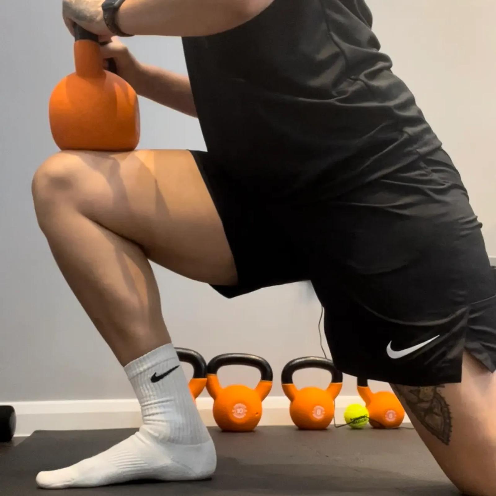 Ankle mobilisation technique demonstration