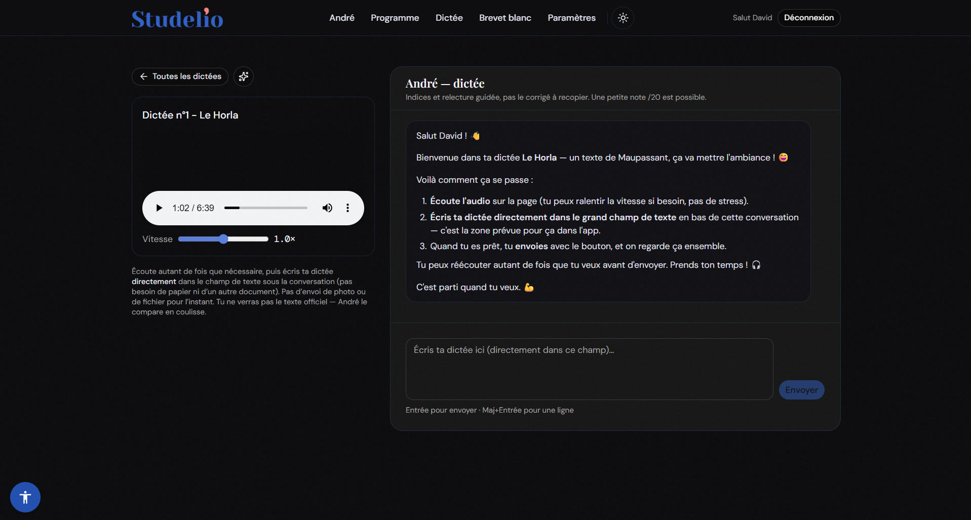 Capture du projet