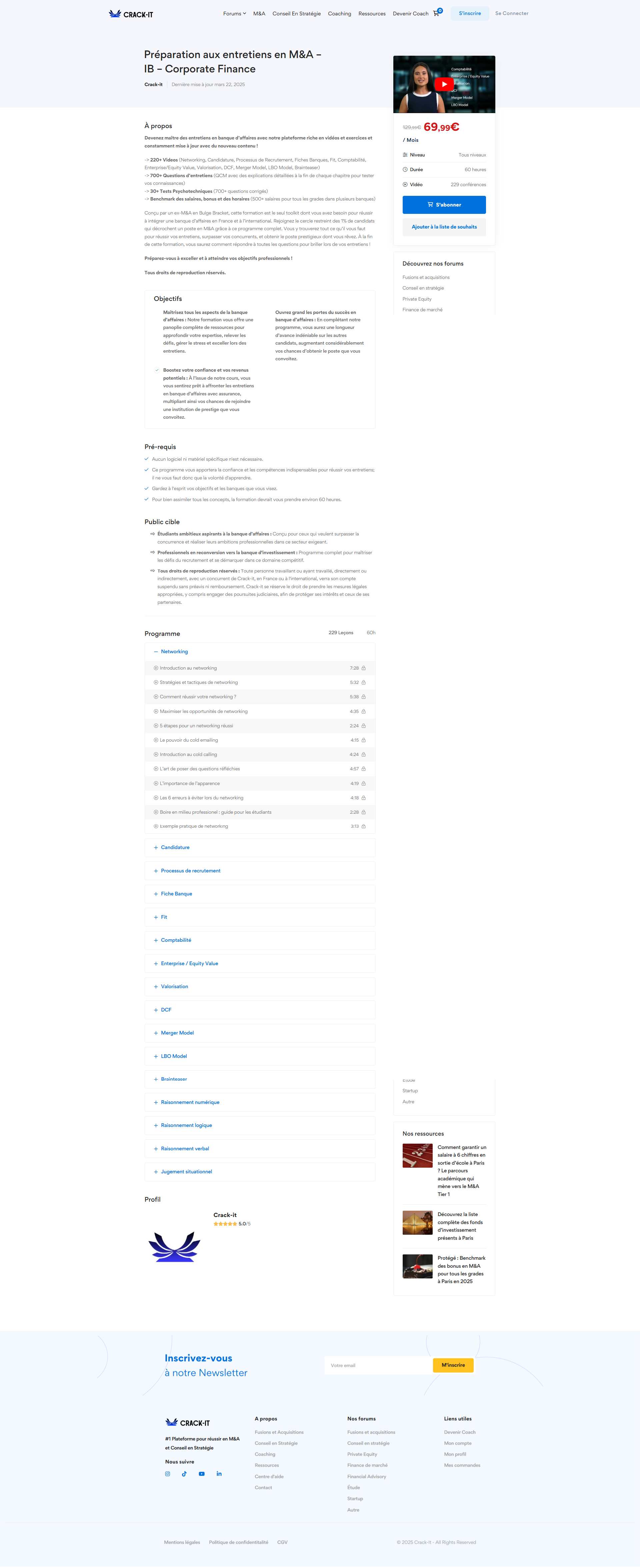 Capture du projet