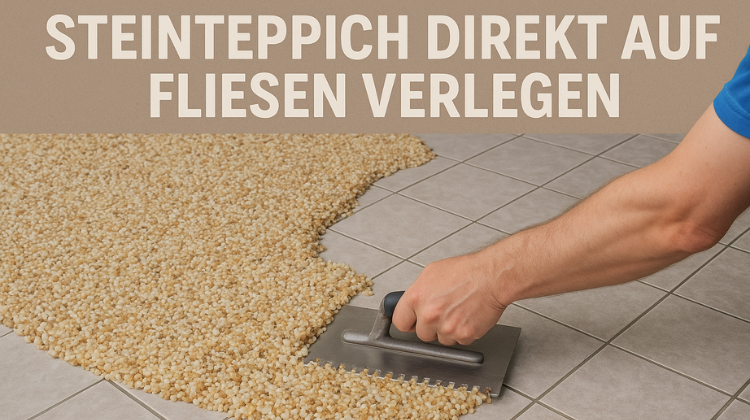 steinteppich direkt auf fliesen verlegen