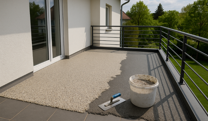 Steinteppich für außen