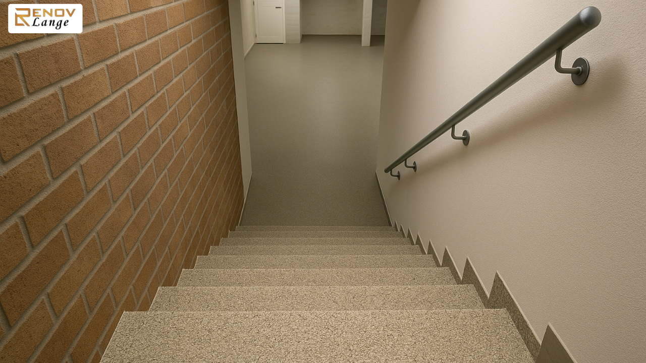 Steinteppich Kellertreppe: die clevere Lösung gegen Frost, Wasser & Abnutzung.