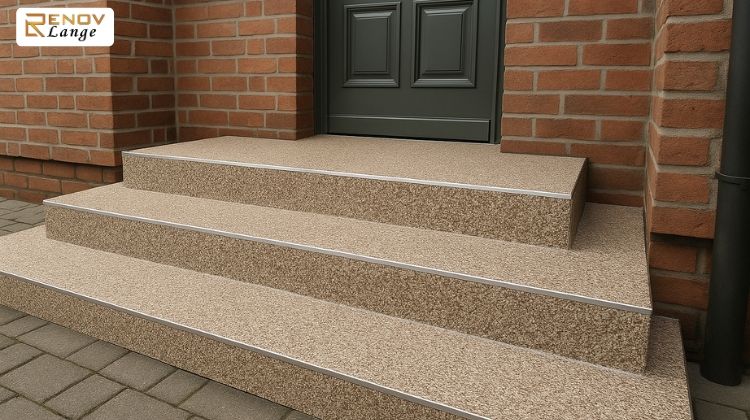 Steinteppich Treppe