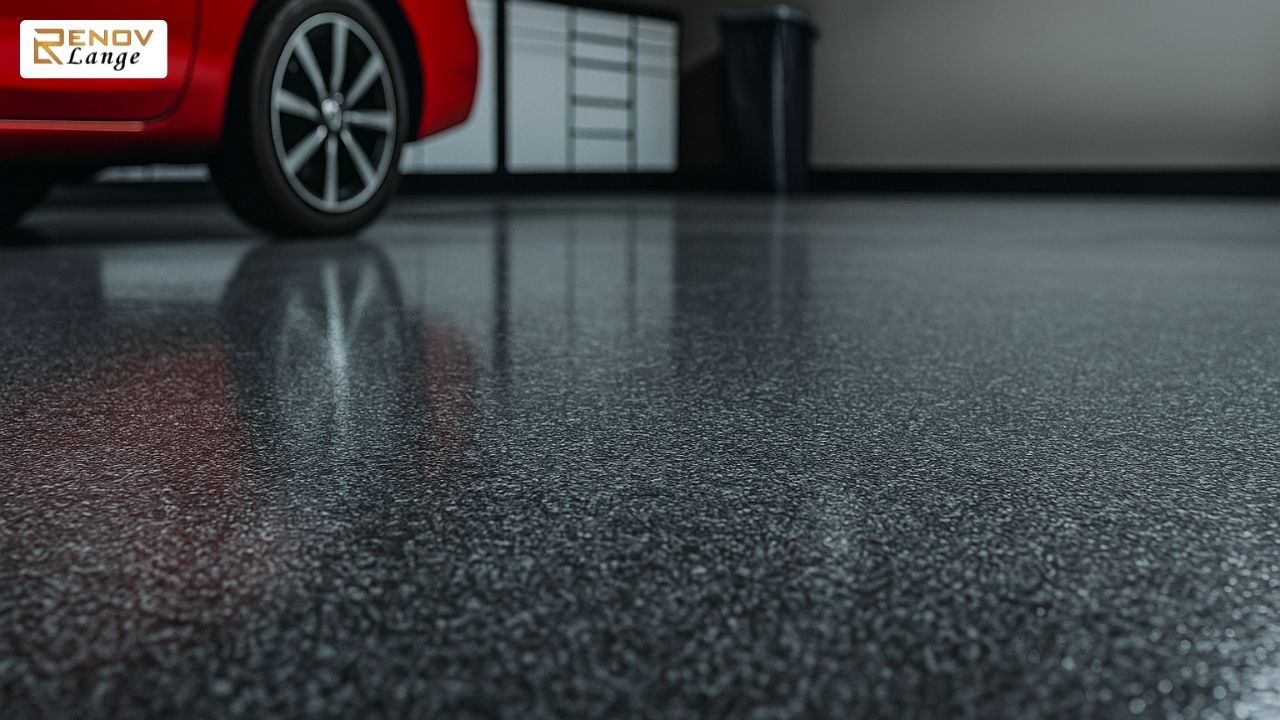 Zeitloses Design trifft Funktionalität – Steinteppich für langlebige Garagenböden.