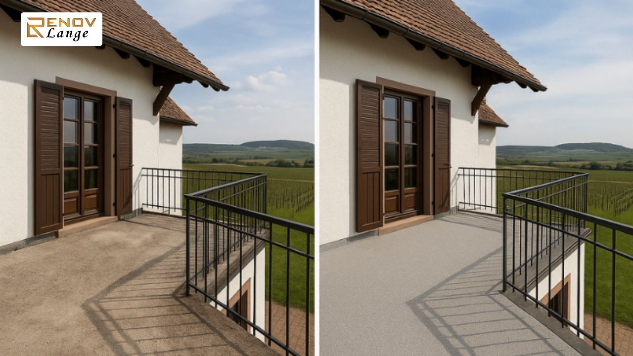 Balkon sanieren mit Steinteppich – einmal gemacht, ewig schön.