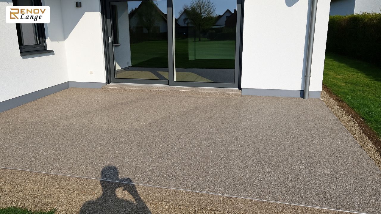 Felix: „Frostschäden vorbei – unsere Steinteppich Terrasse hält jetzt jedem Wetter stand.