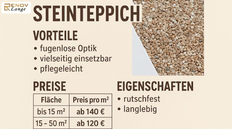 Steinteppich Verlegen Kosten