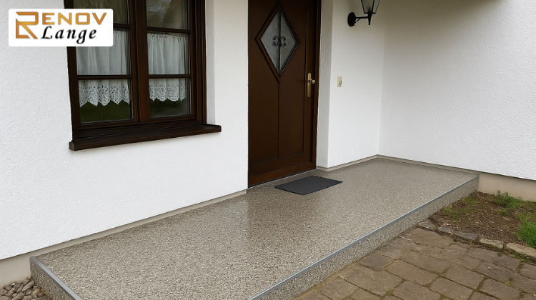 Top Vorteile einer modernen Steinteppich Außentreppe im Eingangsbereich