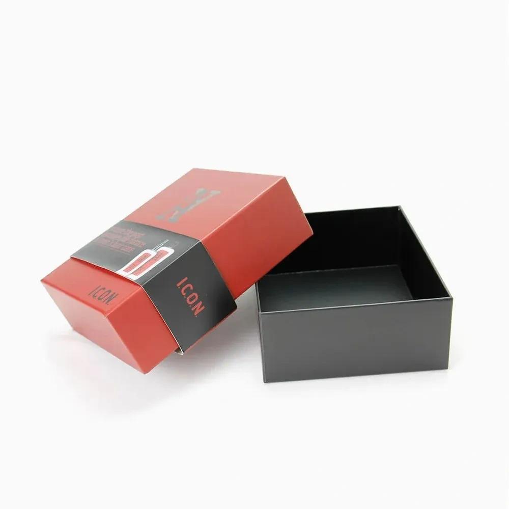 Drawer rigid boxes with logo printing to enhance brand identity and presentation