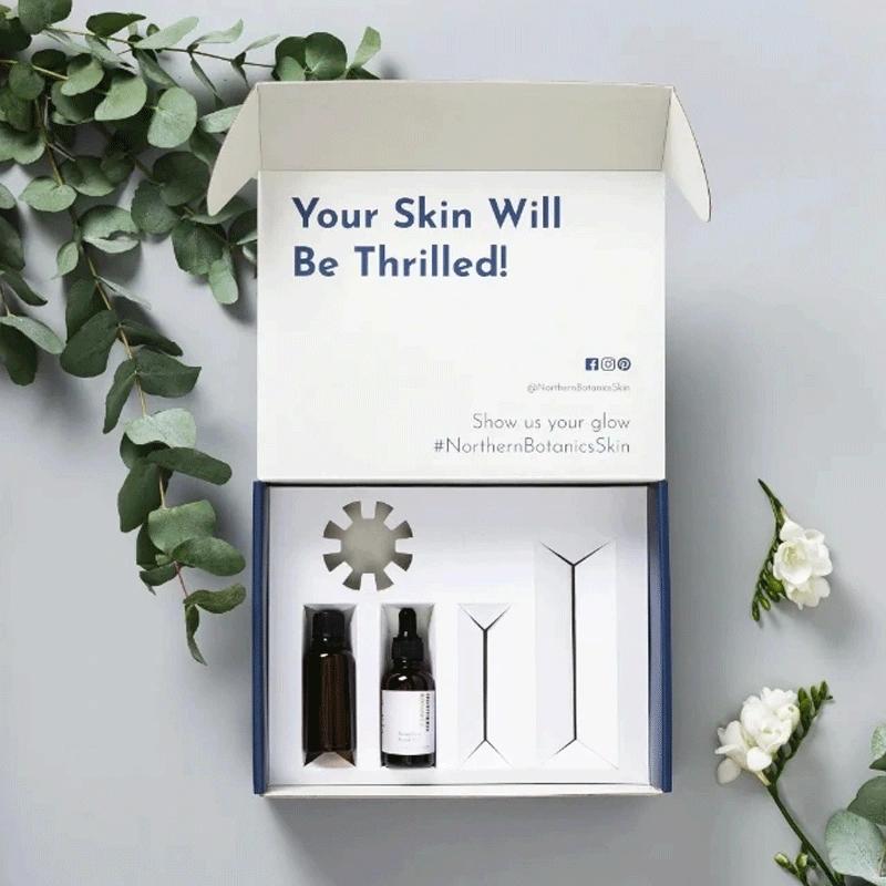 Bottle product inserts with custom logo printing for branding