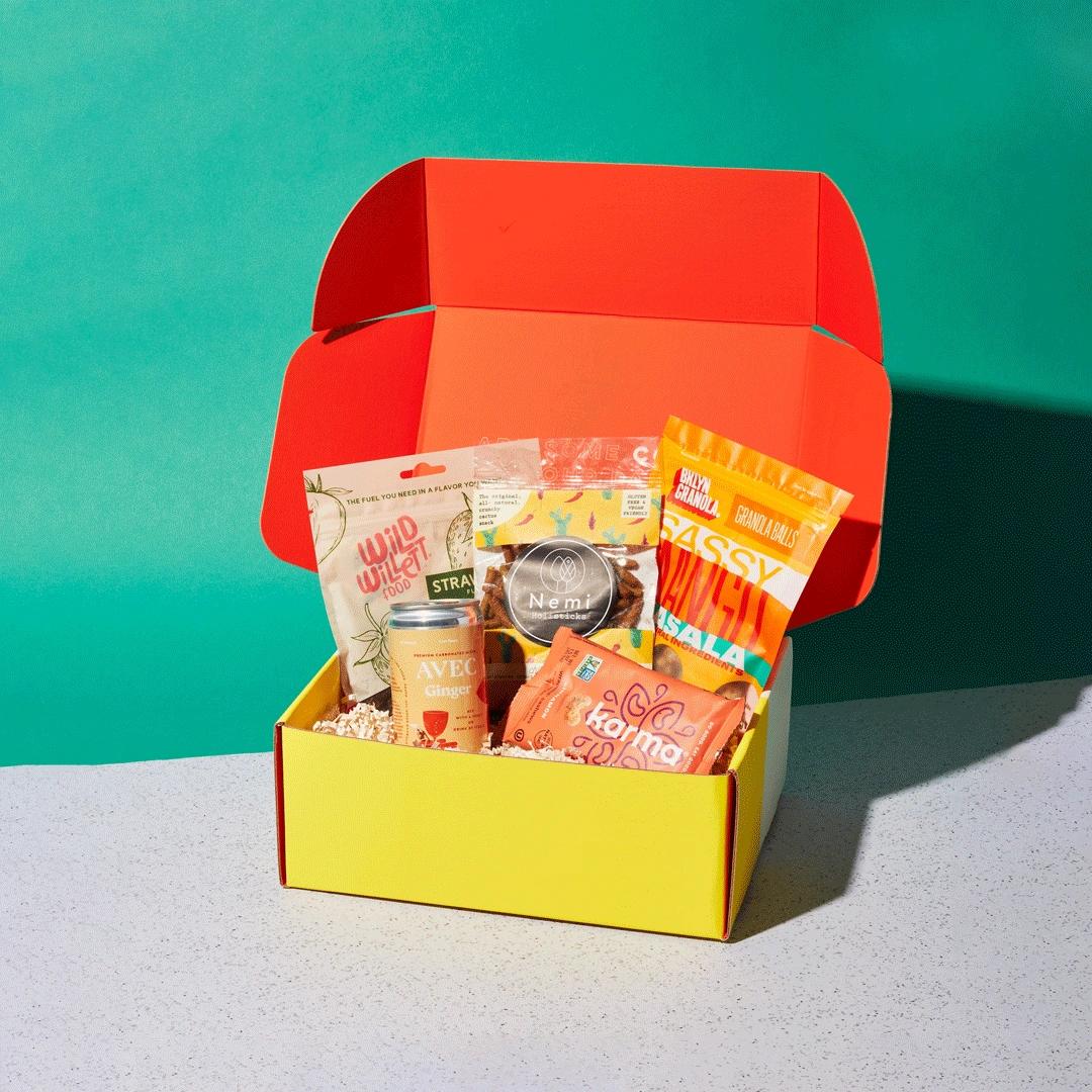 Snacks boxes with logo printing for branded and professional presentation