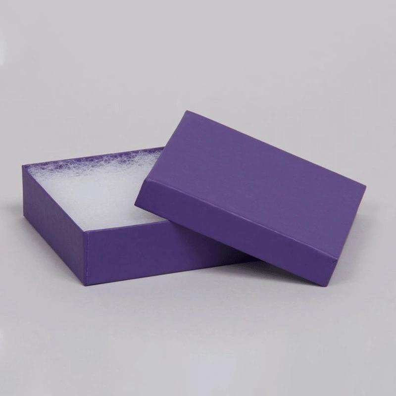 Luxury black cardboard box for rings and small accessories