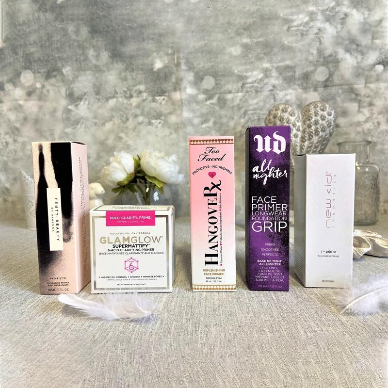 High-Quality Cosmetic Face Primer Boxes with Custom Logo Designs