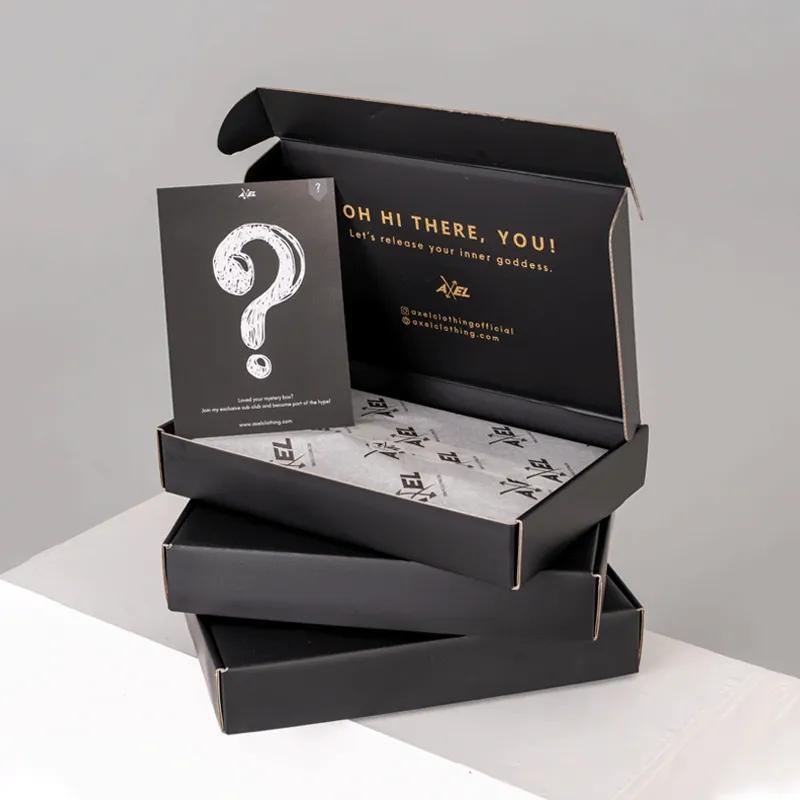 Clothing subscription boxes with logo printing to enhance brand identity and customer experience