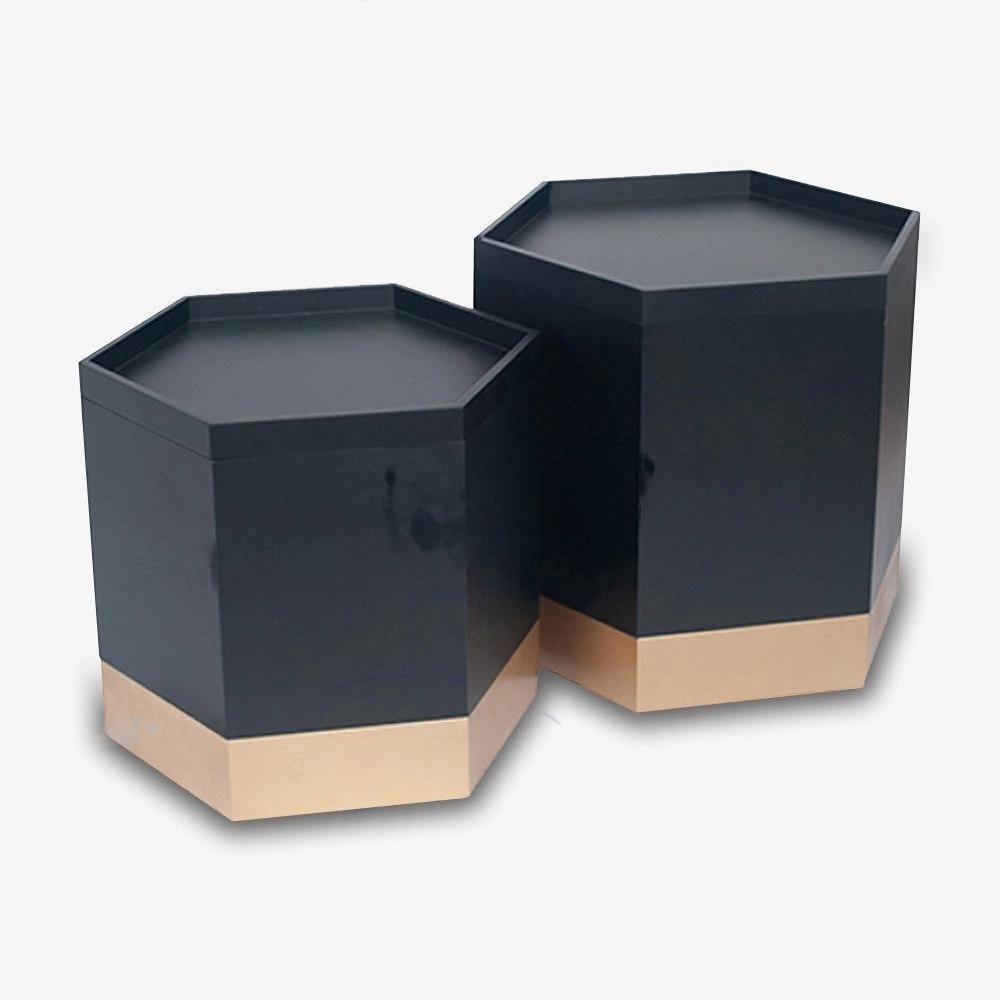 High-quality rigid hexagon boxes crafted for durability and distinct design appeal