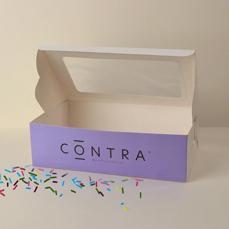Cake boxes with logo printing for professional branding