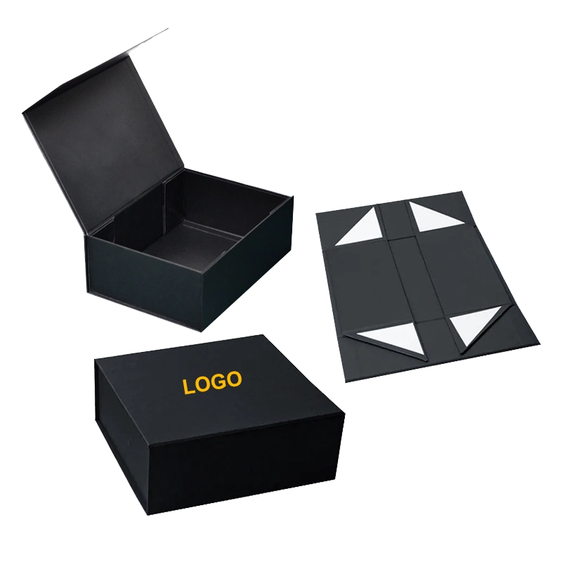 Collapsible boxes with logo printing to enhance brand identity and presentation