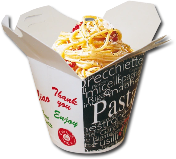 Pasta boxes with custom logo printing in USA