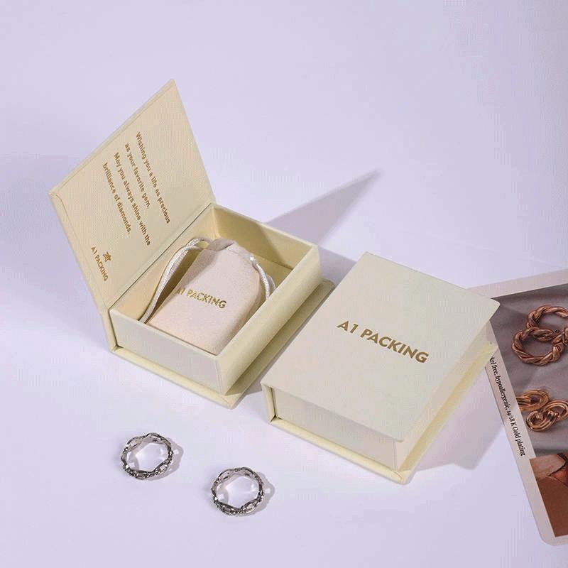 Jewelry display boxes with logo printing for branded packaging