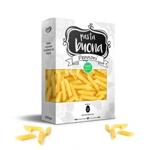 Pasta boxes with window for fresh product display in USA