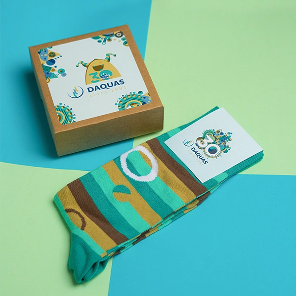 Affordable sock packaging tailored to showcase and protect socks effectively