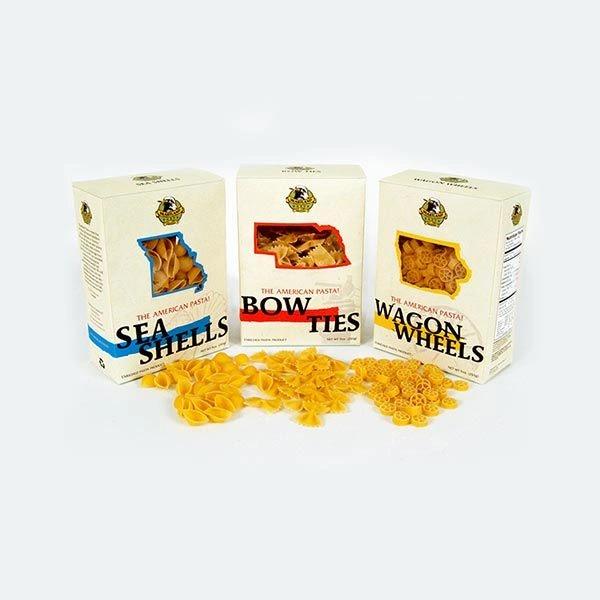 Wholesale pasta boxes for bulk food packaging in USA