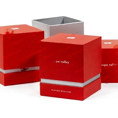 Wholesale rigid candle boxes ideal for bulk packaging of premium candles
