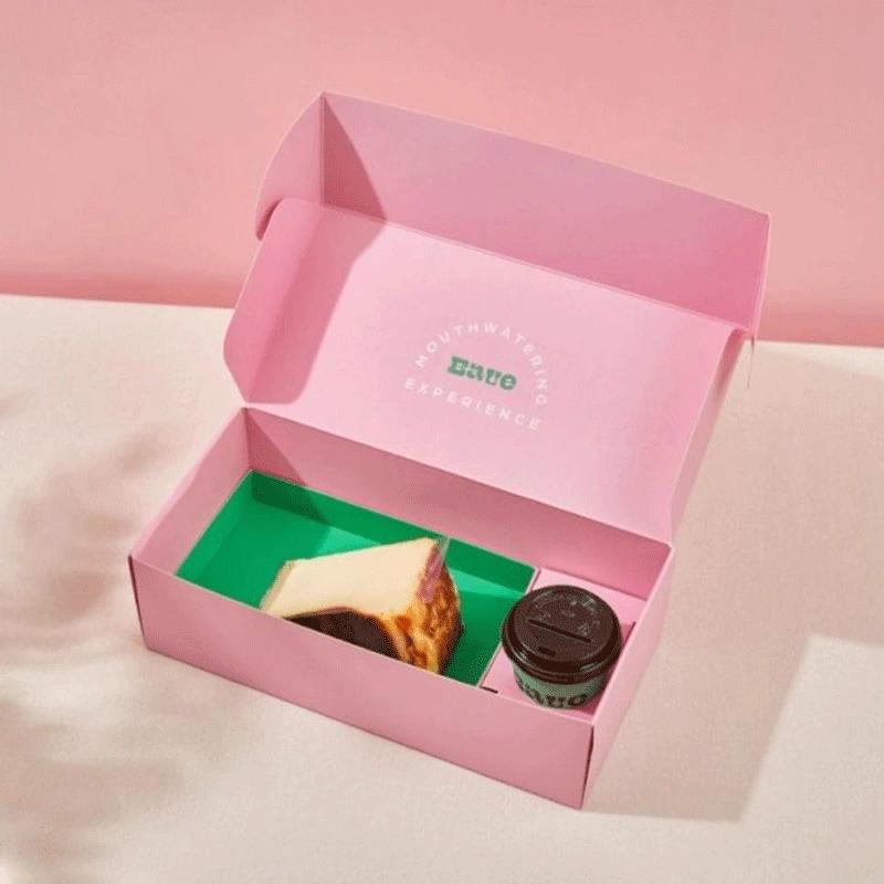 Choux boxes with logo printing to enhance branding for bakeries and patisseries