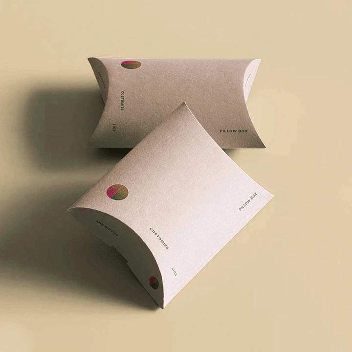 High-quality custom pillow boxes with stylish and durable designs