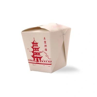Chinese takeout boxes with logo printing to enhance restaurant branding