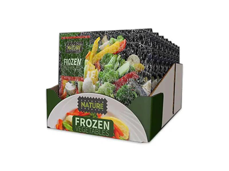 Custom frozen food boxes designed for durable and secure cold storage packaging