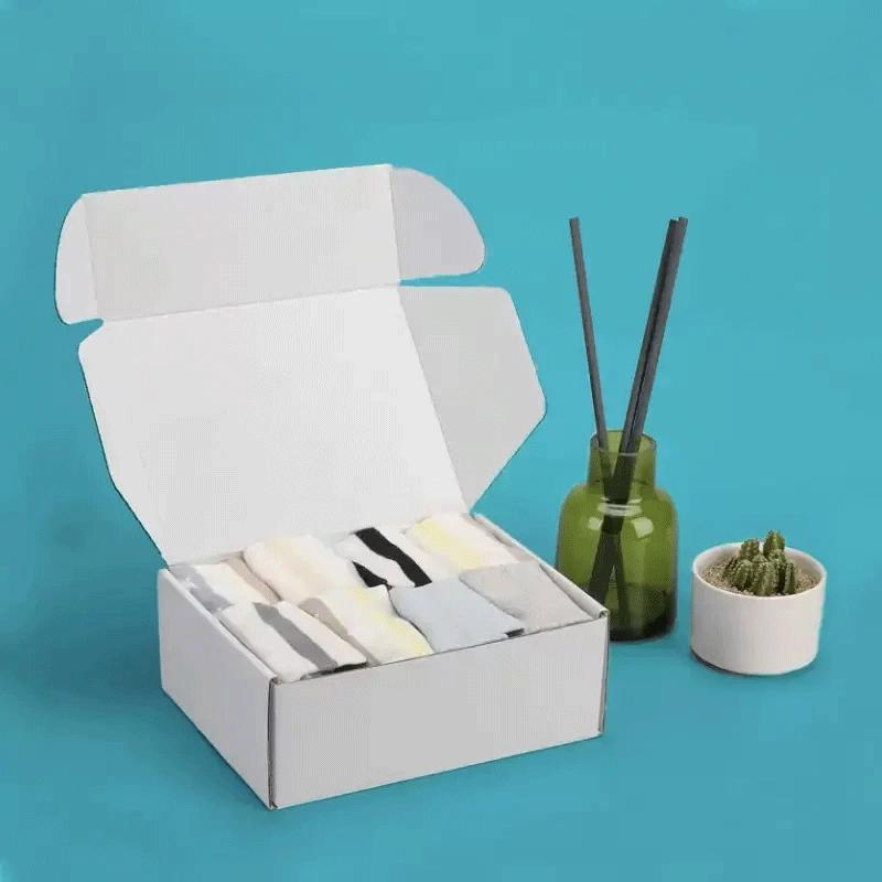 White Mailer Boxes with Logo for Minimalist Branding