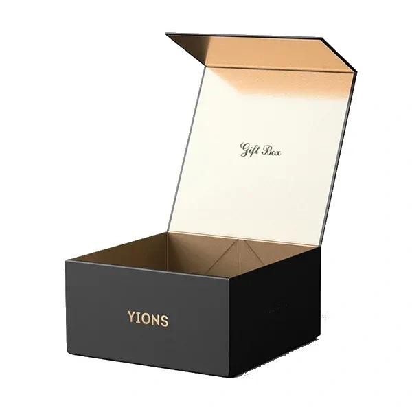 Rigid gift boxes with logo printing to elevate brand identity and presentation