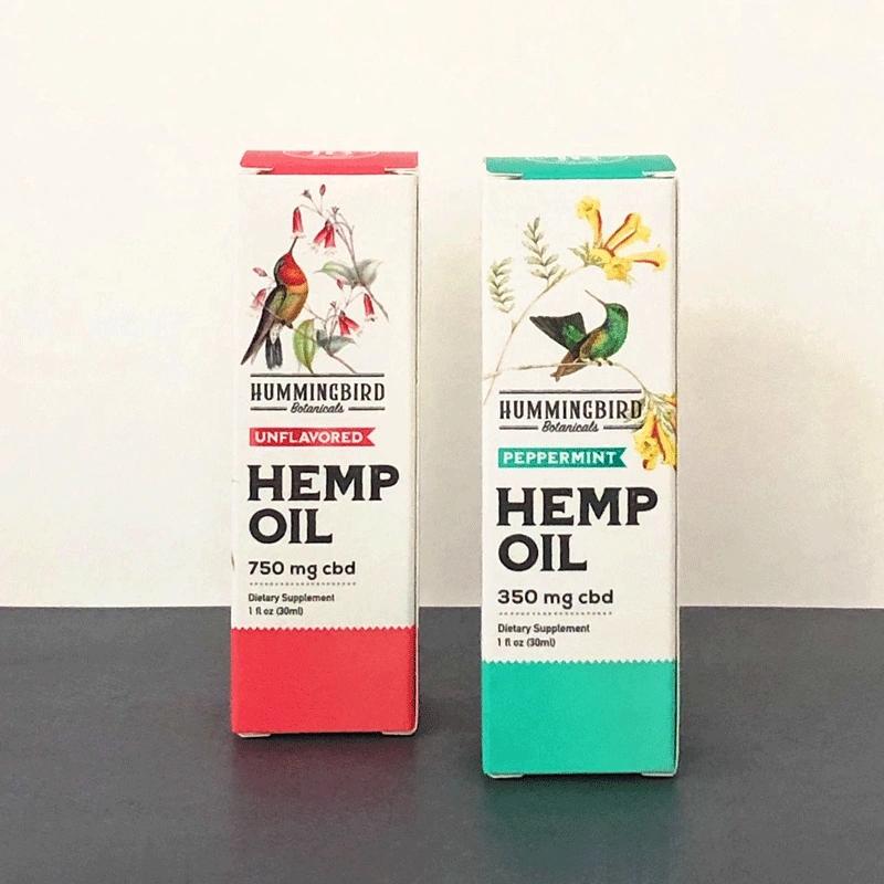 Eco friendly hemp box with textured kraft material